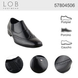 ZAPATO DE VESTIR NEGRO PARA HOMBRE DE PIEL SINTETICA LOB FOOTWEAR 57804506