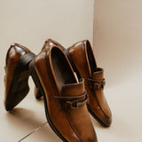 ZAPATO DE VESTIR CAFÉ PARA HOMBRE DE PIEL SINTETICA LOB FOOTWEAR 57804510