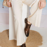 ZAPATO DE VESTIR CAFÉ PARA HOMBRE DE PIEL SINTETICA LOB FOOTWEAR 57804510