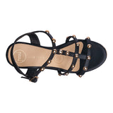 SANDALIA CUÑA PARA MUJER LOB FOOTWEAR NEGRO 83705717