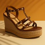 SANDALIA CUÑA PARA MUJER LOB FOOTWEAR CAFÉ 83705718