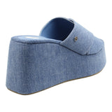 Sandalia Cuña Para Mujer Lob Footwear Oggi Azul 83404498