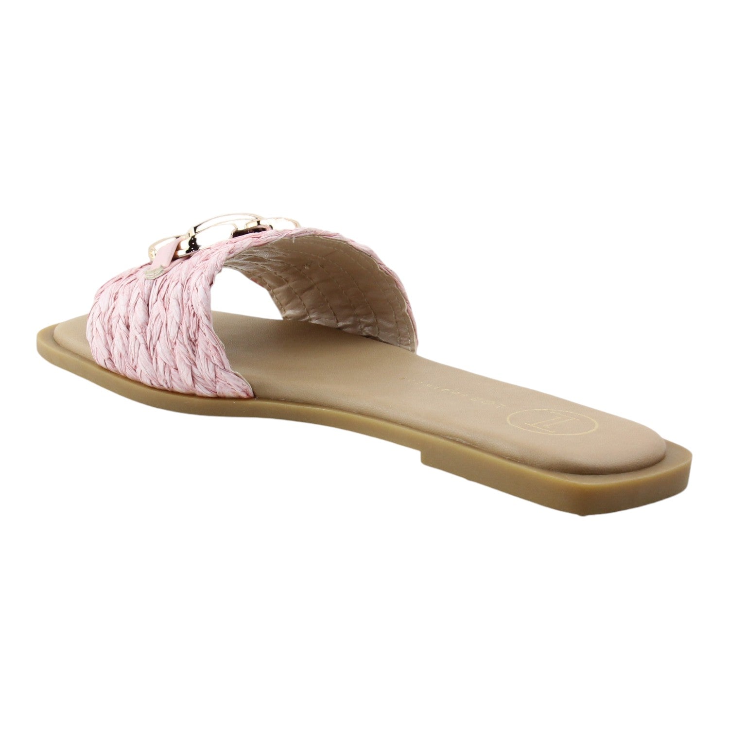 SANDALIA DE PISO ROSA PARA MUJER DE RAFIA LOB FOOTWEAR 91904060