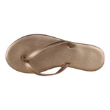 Sandalia Piso Para Mujer Lob Footwear Napa Metalico Oro 15104928