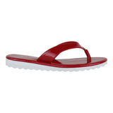 Sandalia Piso Para Mujer Lob Footwear Charol Rojo 15104930