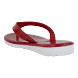 Sandalia Piso Para Mujer Lob Footwear Charol Rojo 15104930