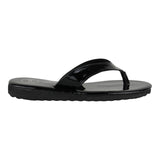 Sandalia Piso Para Mujer Lob Footwear Charol Negro 15104931