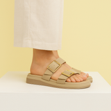 SANDALIA PISO PARA MUJER LOB FOOTWEAR  BEIGE 15105728