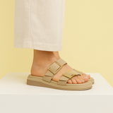 SANDALIA PISO PARA MUJER LOB FOOTWEAR  BEIGE 15105728