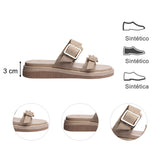 SANDALIA PISO PARA MUJER LOB FOOTWEAR  BEIGE 15105728