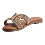 SANDALIA PISO PARA MUJER LOB FOOTWEAR  BEIGE 15105732