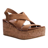 SANDALIA CUÑA PARA MUJER LOB FOOTWEAR TAN 15106027
