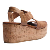SANDALIA CUÑA PARA MUJER LOB FOOTWEAR TAN 15106027