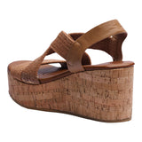 SANDALIA CUÑA PARA MUJER LOB FOOTWEAR TAN 15106027