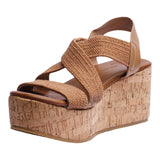 SANDALIA CUÑA PARA MUJER LOB FOOTWEAR TAN 15106027