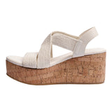 SANDALIA CUÑA PARA MUJER LOB FOOTWEAR BEIGE 15106028