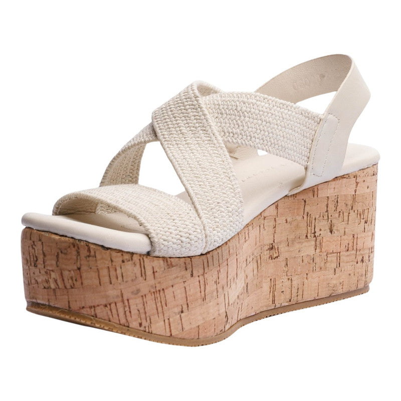 SANDALIA CUÑA PARA MUJER LOB FOOTWEAR BEIGE 15106028