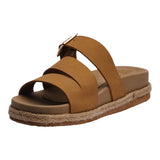 SANDALIA PISO PARA MUJER LOB FOOTWEAR CAMEL 15106059