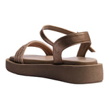 SANDALIA CUÑA PARA MUJER LOB FOOTWEAR ORO ROSA 15106060