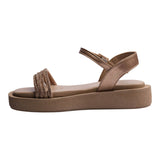 SANDALIA CUÑA PARA MUJER LOB FOOTWEAR ORO ROSA 15106060
