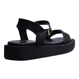 SANDALIA CUÑA PARA MUJER LOB FOOTWEAR NEGRO 15106061