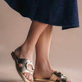 SANDALIA PISO PARA MUJER LOB FOOTWEAR ORO INGLES 15106075