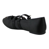 Flat Para Mujer Lob Footwear Satin Negro 91904999