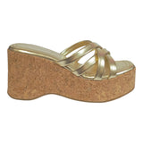 sandalia cuna para mujer lob footwear pu oro 56204035