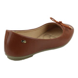 Flat Para Mujer Lob Footwear Pu Café 56204558