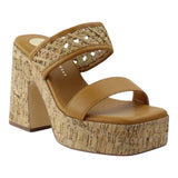 Sandalia Tacón Para Mujer Lob Footwear Pu Café 92904099