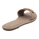 Sandalia Piso Para Mujer Lob Footwear Nairobi Beige 15104482