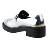 Brogue Para Mujer Lob Footwear Pu Plata 92804963