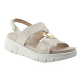 Sandalia Piso Para Mujer Lob Footwear Pu Beige 57704048