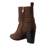 Botin Para Mujer Lob Footwear Pu Suede Café 92504502