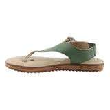 Sandalia Piso Para Mujer Lob Footwear Napa Floather Verde 86804724