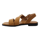 Sandalia Piso Para Mujer Lob Footwear Pu Café 59704074