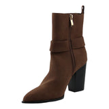 Botin Para Mujer Lob Footwear Pu Suede Café 92504502