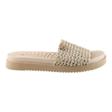 Sandalia Piso Para Mujer Lob Footwear Tira Pronta Beige 86804734