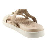 Sandalia Piso Para Mujer Lob Footwear Elastico/Napa Floather Café 86804733