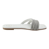 Sandalia Piso Para Mujer Lob Footwear Textil Blanco 52204010