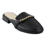 flat para mujer lob footwear pu negro 91704464