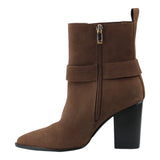 Botin Para Mujer Lob Footwear Pu Suede Café 92504502