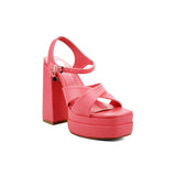 SANDALIA TACÓN PARA MUJER LOB FOOTWEAR ROSA 45503434