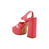 SANDALIA TACÓN PARA MUJER LOB FOOTWEAR ROSA 45503434