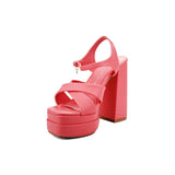 SANDALIA TACÓN PARA MUJER LOB FOOTWEAR ROSA 45503434