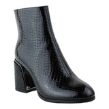 botin para mujer lob footwear patent croc negro 59404519