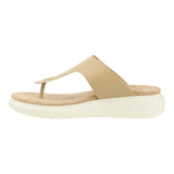 Sandalia Piso Para Mujer Lob Footwear Pu Beige 56204457