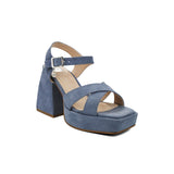 SANDALIA TACÓN PARA MUJER LOB FOOTWEAR AZUL 48703432