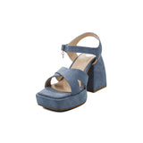 SANDALIA TACÓN PARA MUJER LOB FOOTWEAR AZUL 48703432