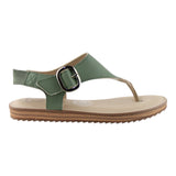 Sandalia Piso Para Mujer Lob Footwear Napa Floather Verde 86804724